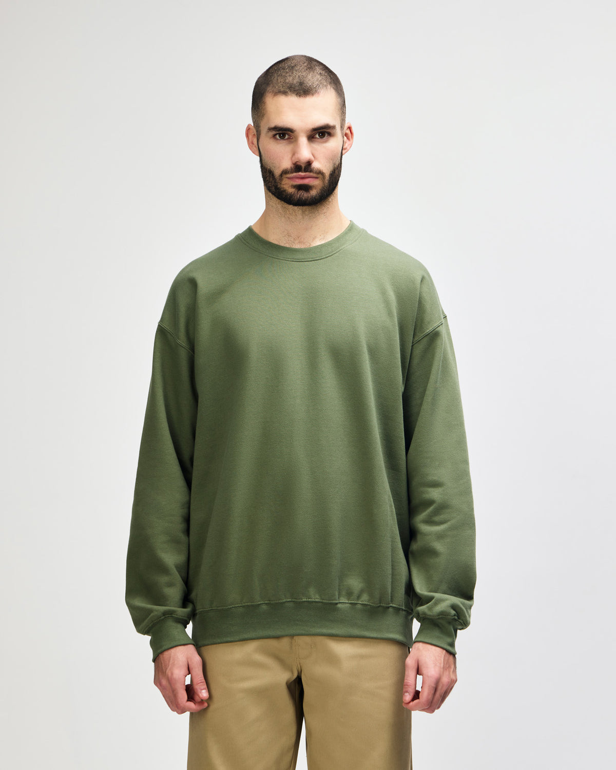 Gildan Softstyle Adult Sweatshirt - Military Green