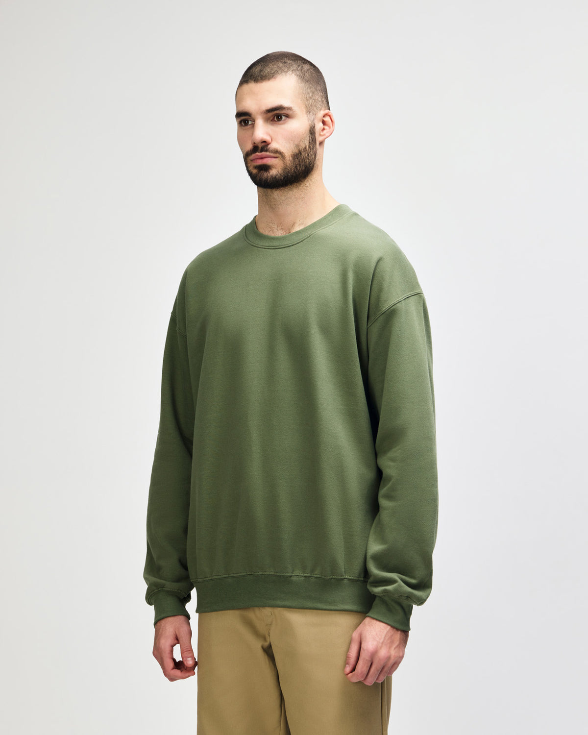 Gildan Softstyle Adult Sweatshirt - Military Green