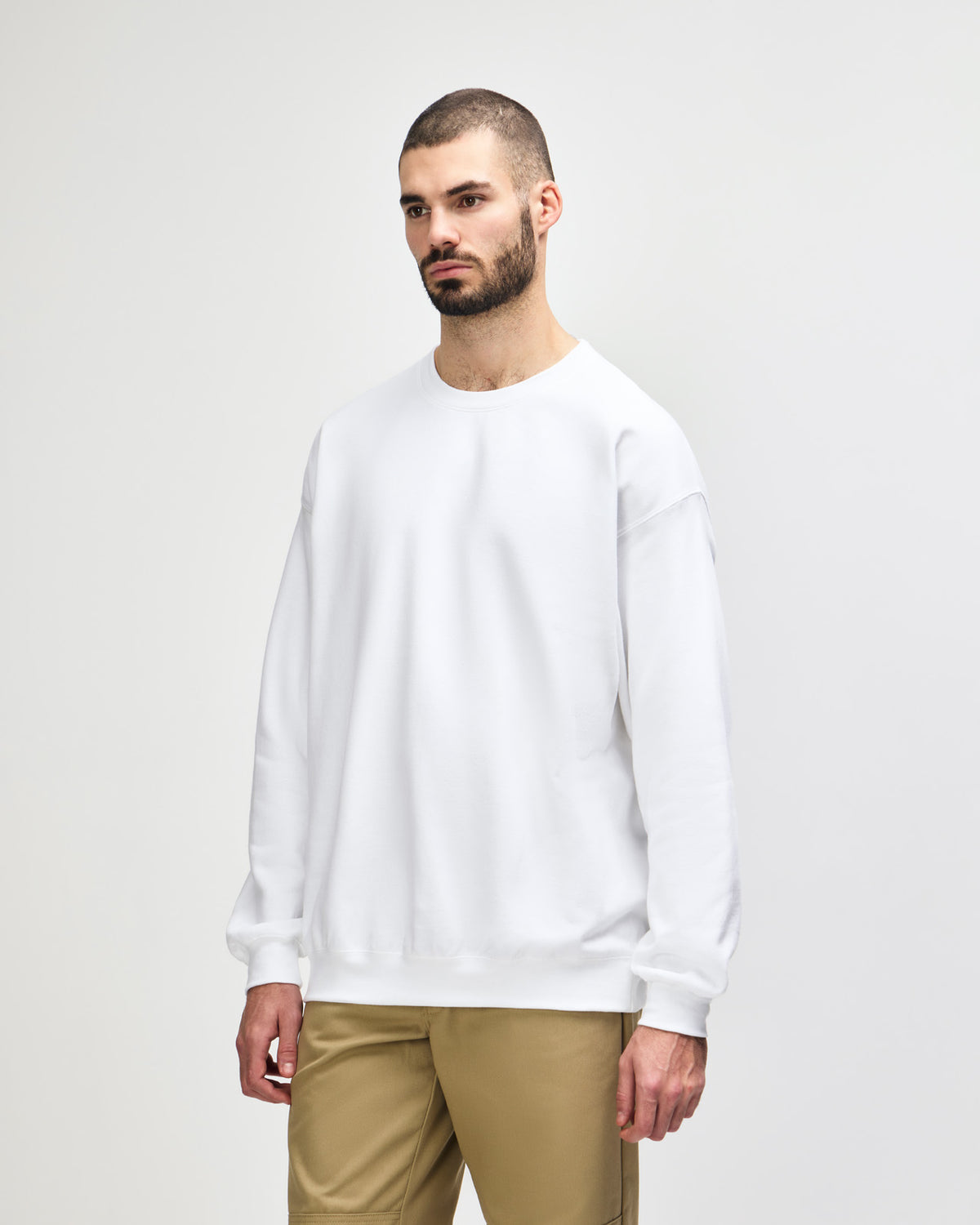 Gildan Softstyle Adult Sweatshirt - White