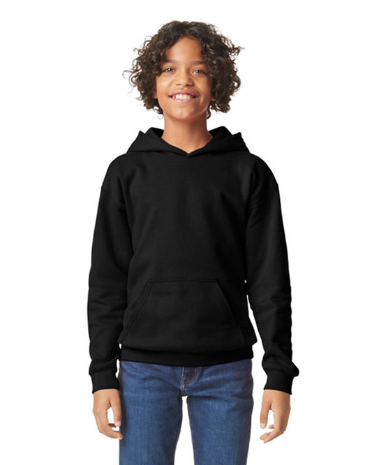 Gildan Softstyle Youth Hooded Sweatshirt - Black