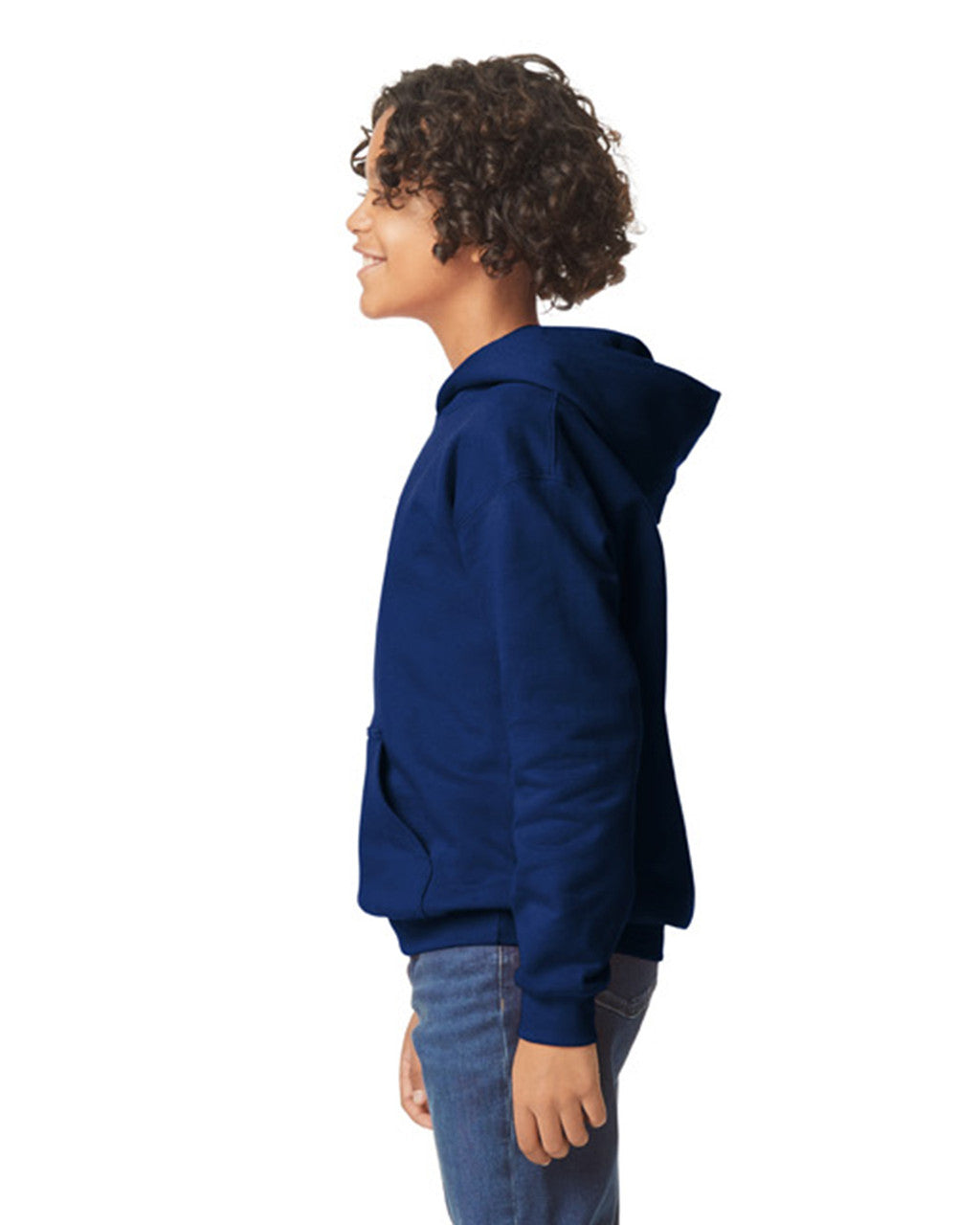 Gildan Softstyle Youth Hooded Sweatshirt - Navy