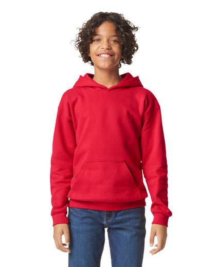 Gildan Softstyle Youth Hooded Sweatshirt - Red