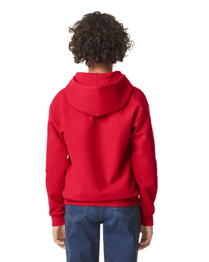 Gildan Softstyle Youth Hooded Sweatshirt - Red