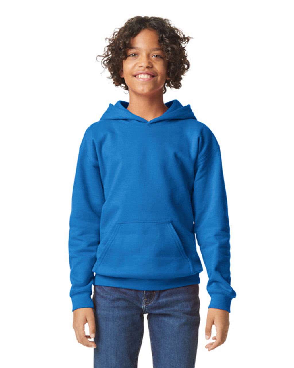 Gildan Softstyle Youth Hooded Sweatshirt - Royal