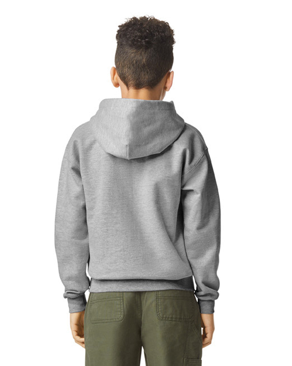 Gildan Softstyle Youth Hooded Sweatshirt - Sport Grey