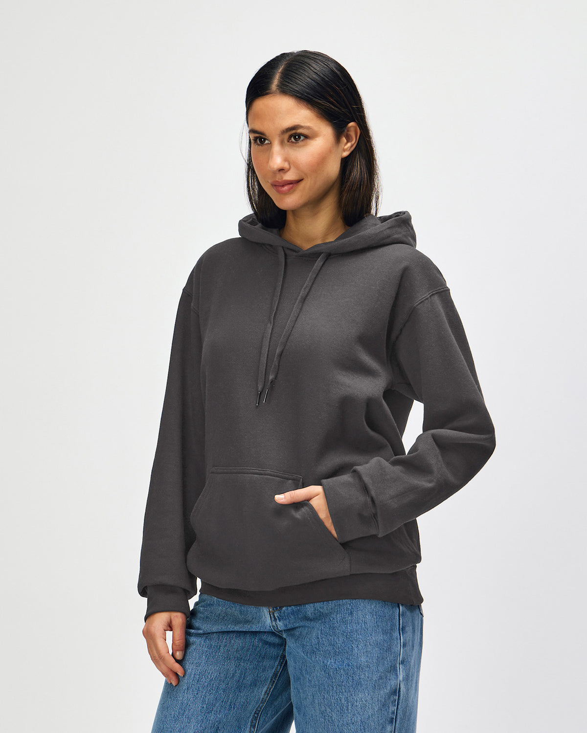 Gildan Softstyle Adult Hooded Sweatshirt - Charcoal