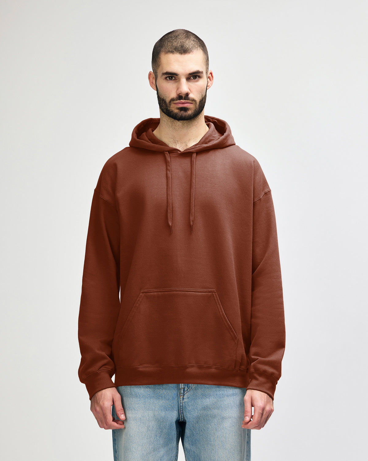 Gildan Softstyle Adult Hooded Sweatshirt - Cocoa
