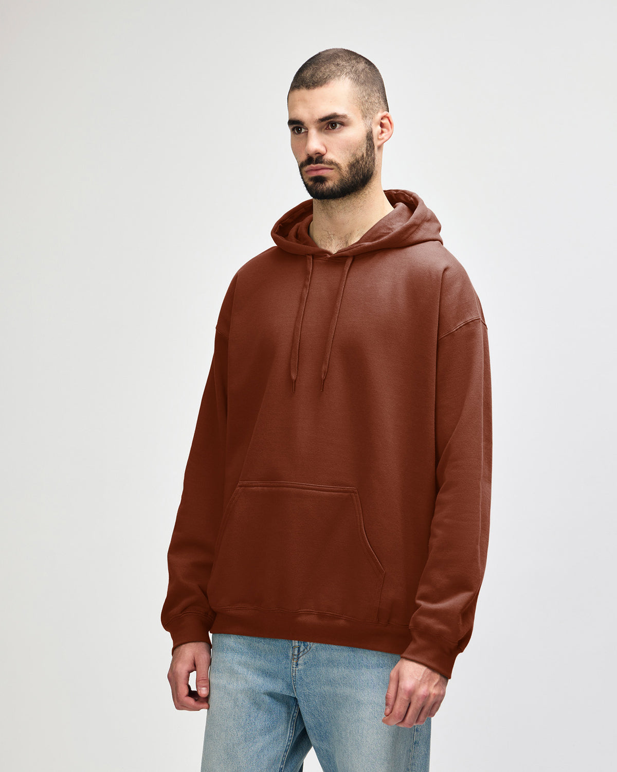 Gildan Softstyle Adult Hooded Sweatshirt - Cocoa