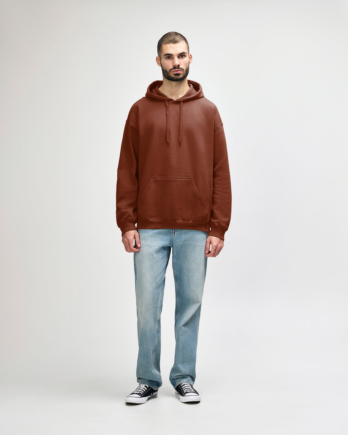 Gildan Softstyle Adult Hooded Sweatshirt - Cocoa