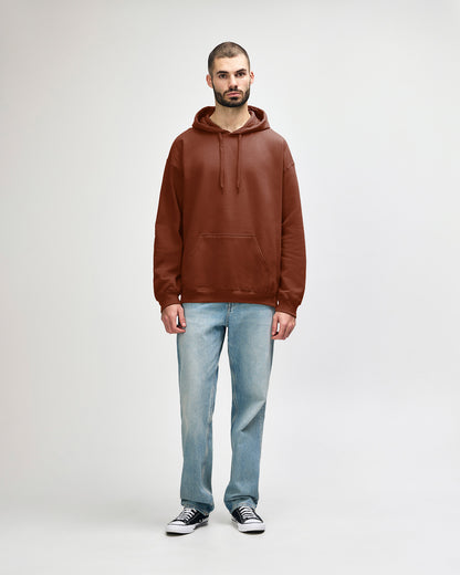 Gildan Softstyle Adult Hooded Sweatshirt - Cocoa