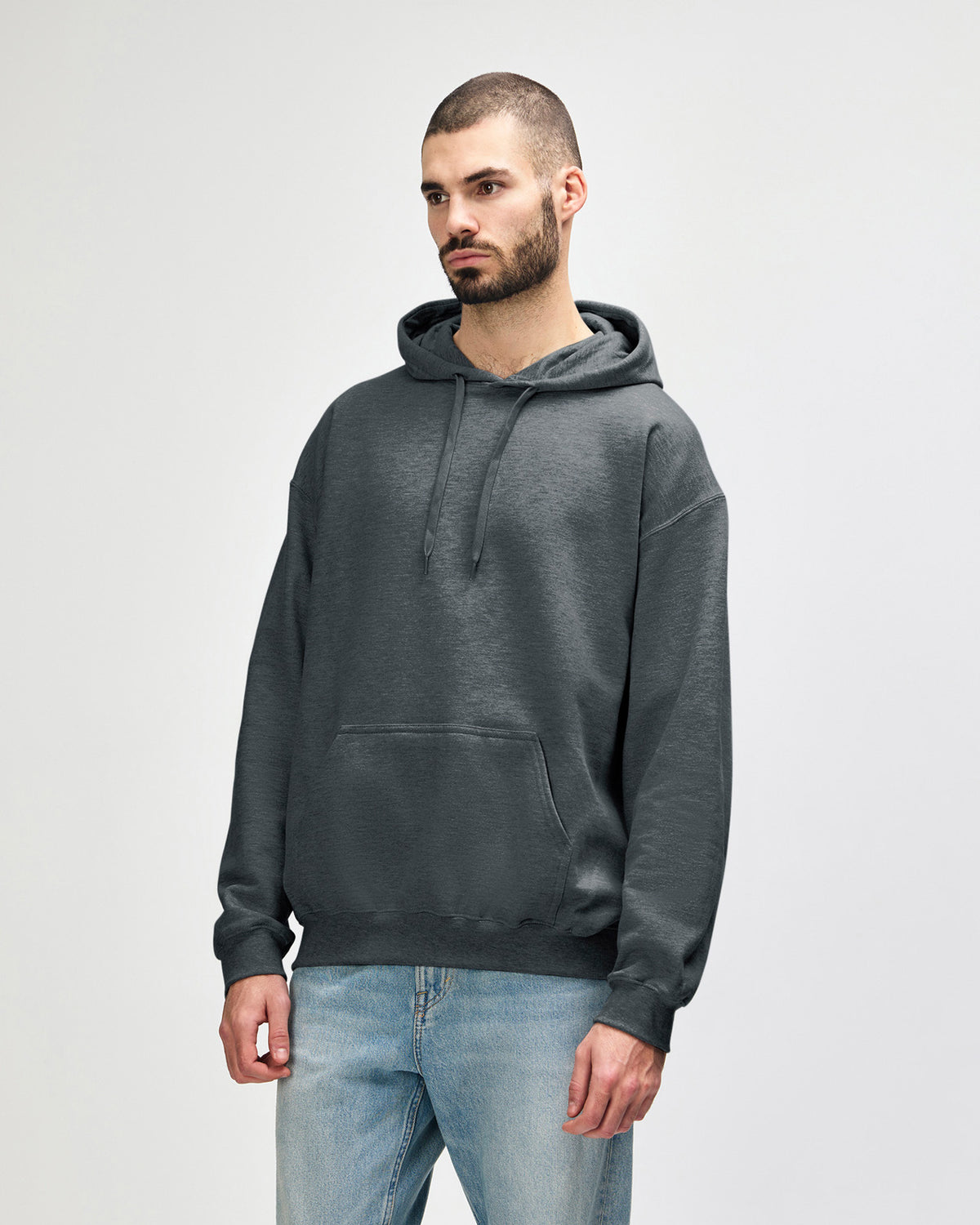 Gildan Softstyle Adult Hooded Sweatshirt - Dark Heather