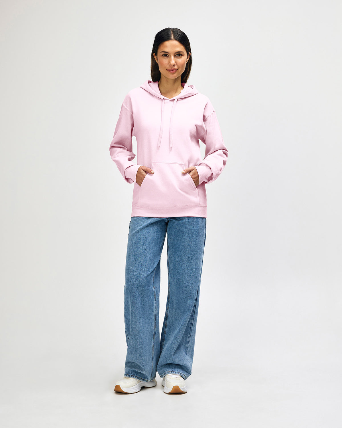 Gildan Softstyle Adult Hooded Sweatshirt - Light Pink