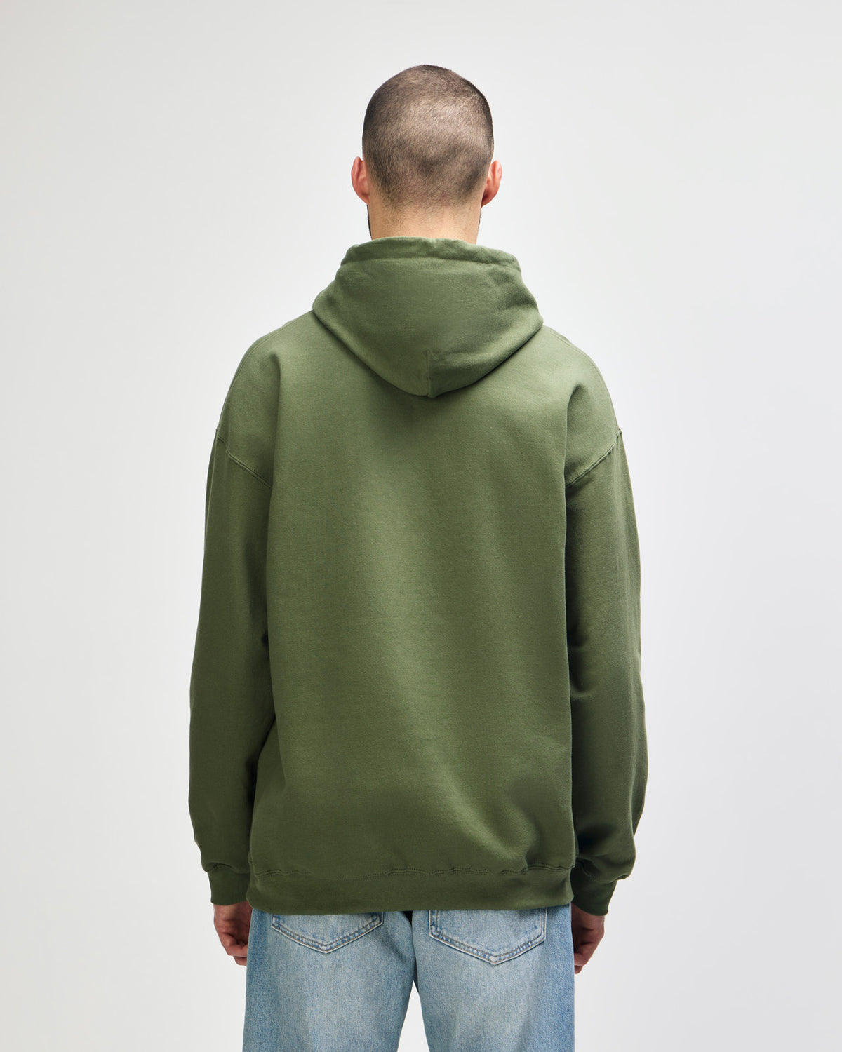 Gildan Softstyle Adult Hooded Sweatshirt - Military Green