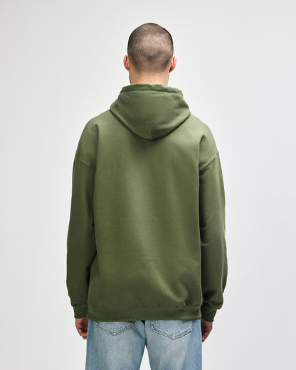 Gildan Softstyle Adult Hooded Sweatshirt - Military Green
