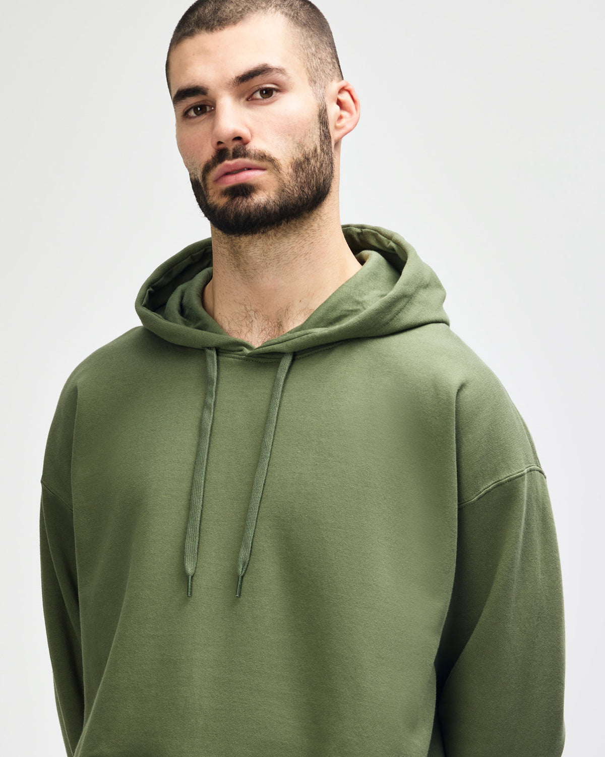Gildan Softstyle Adult Hooded Sweatshirt - Military Green