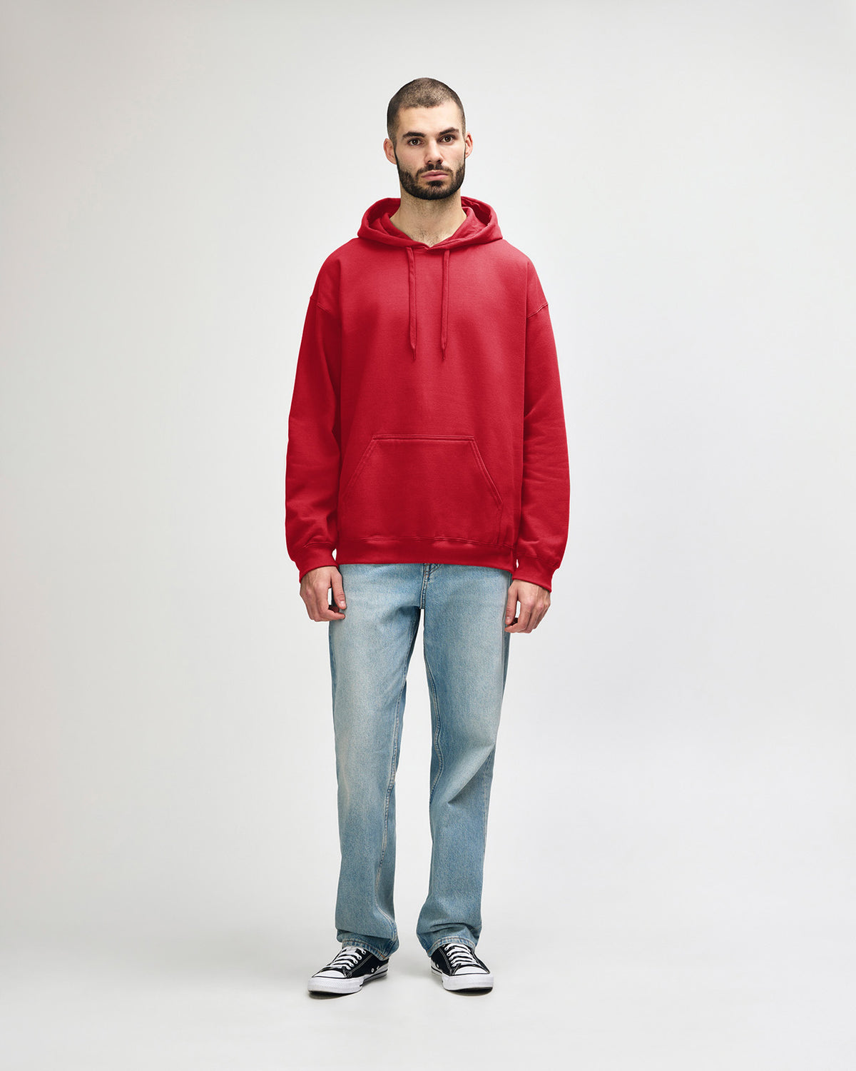 Gildan Softstyle Adult Hooded Sweatshirt - Red