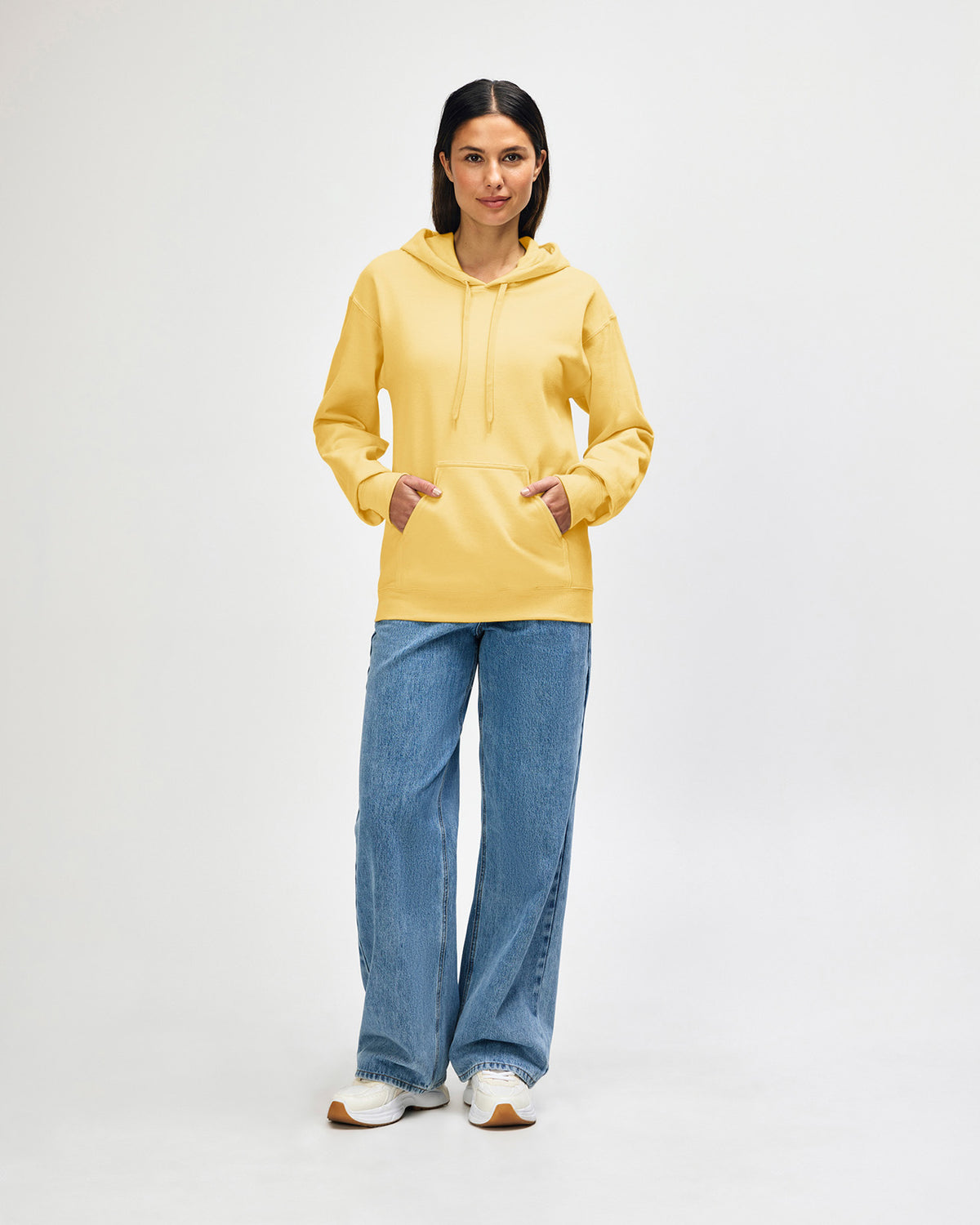 Gildan Softstyle Adult Hooded Sweatshirt - Yellow Haze