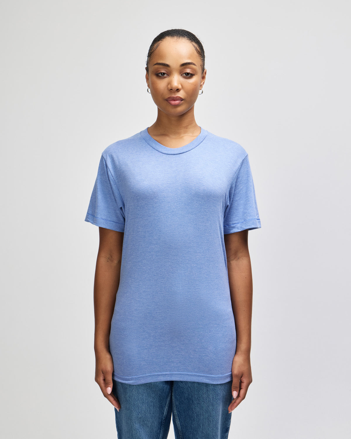 American Apparel Unisex Tri Blend T-Shirt - Athletic Blue
