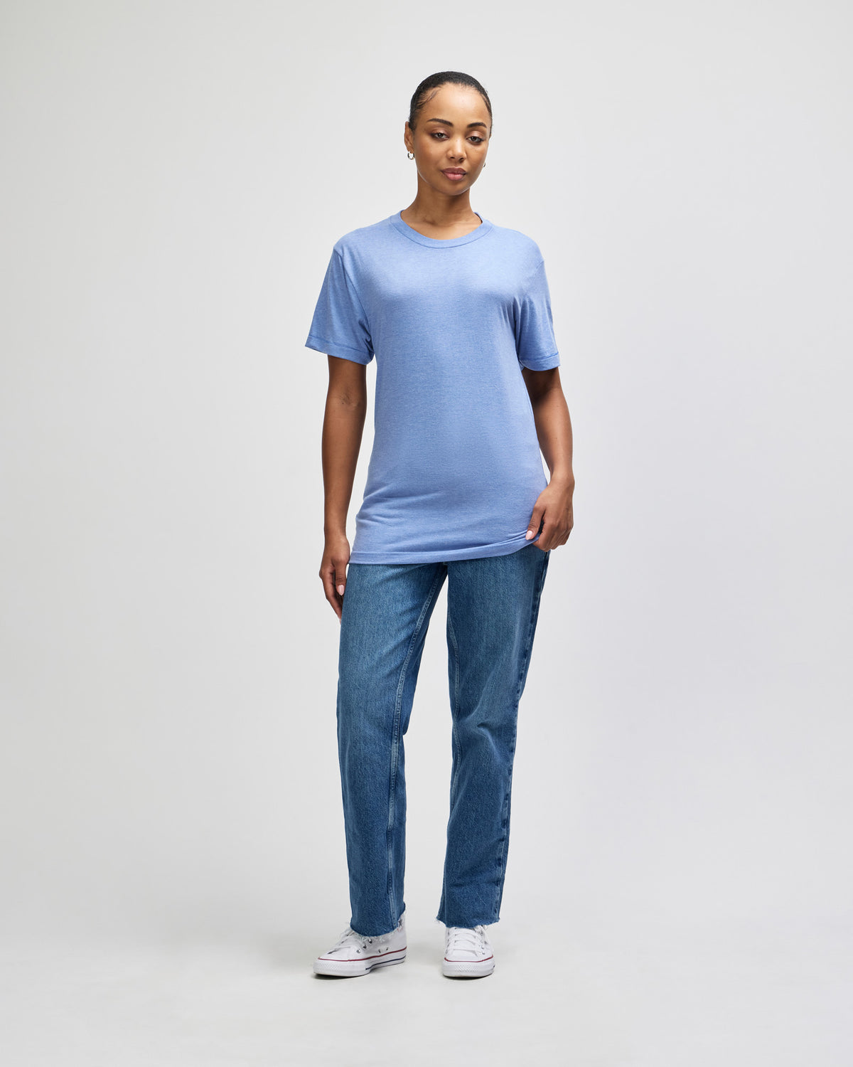American Apparel Unisex Tri Blend T-Shirt - Athletic Blue