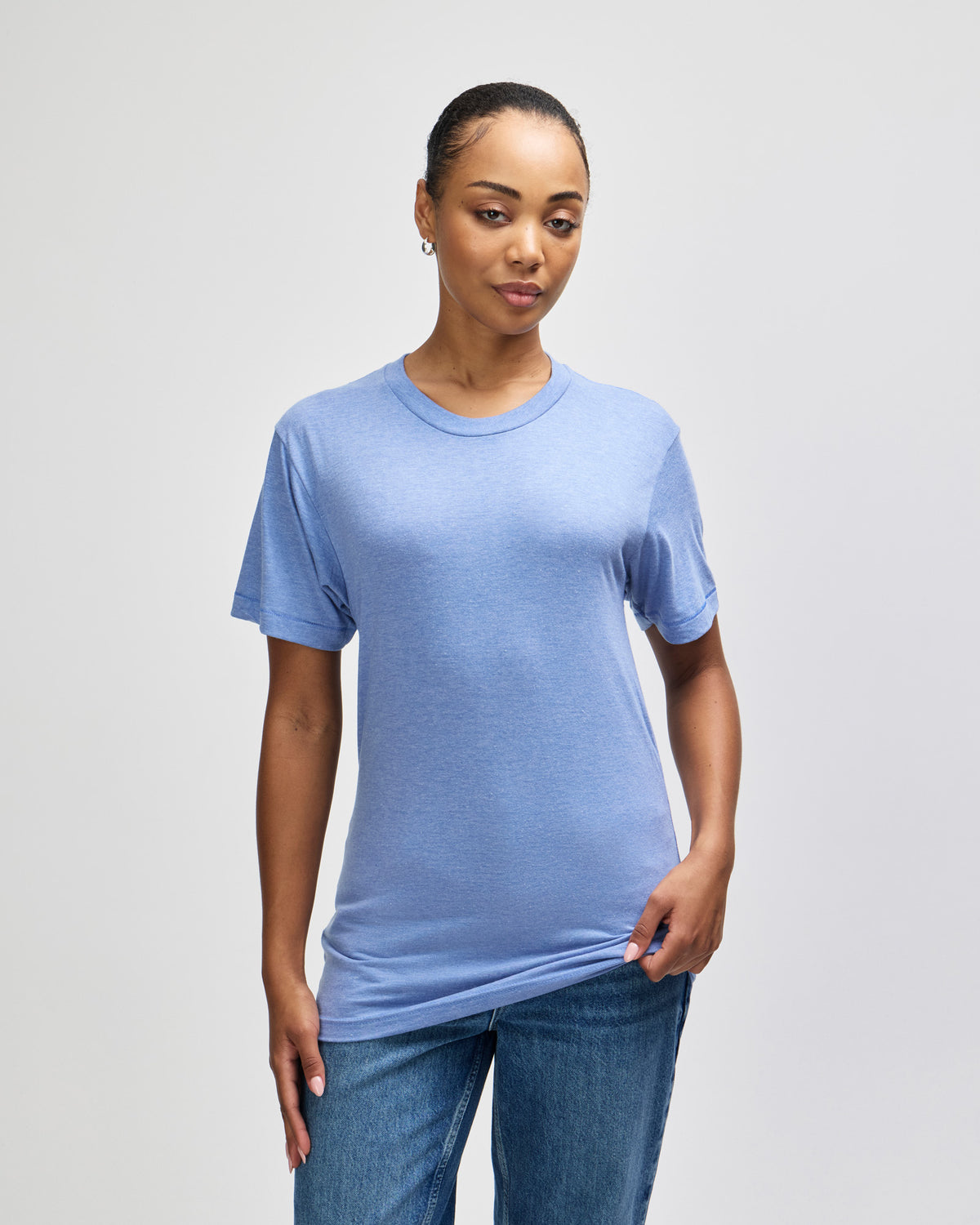 American Apparel Unisex Tri Blend T-Shirt - Athletic Blue