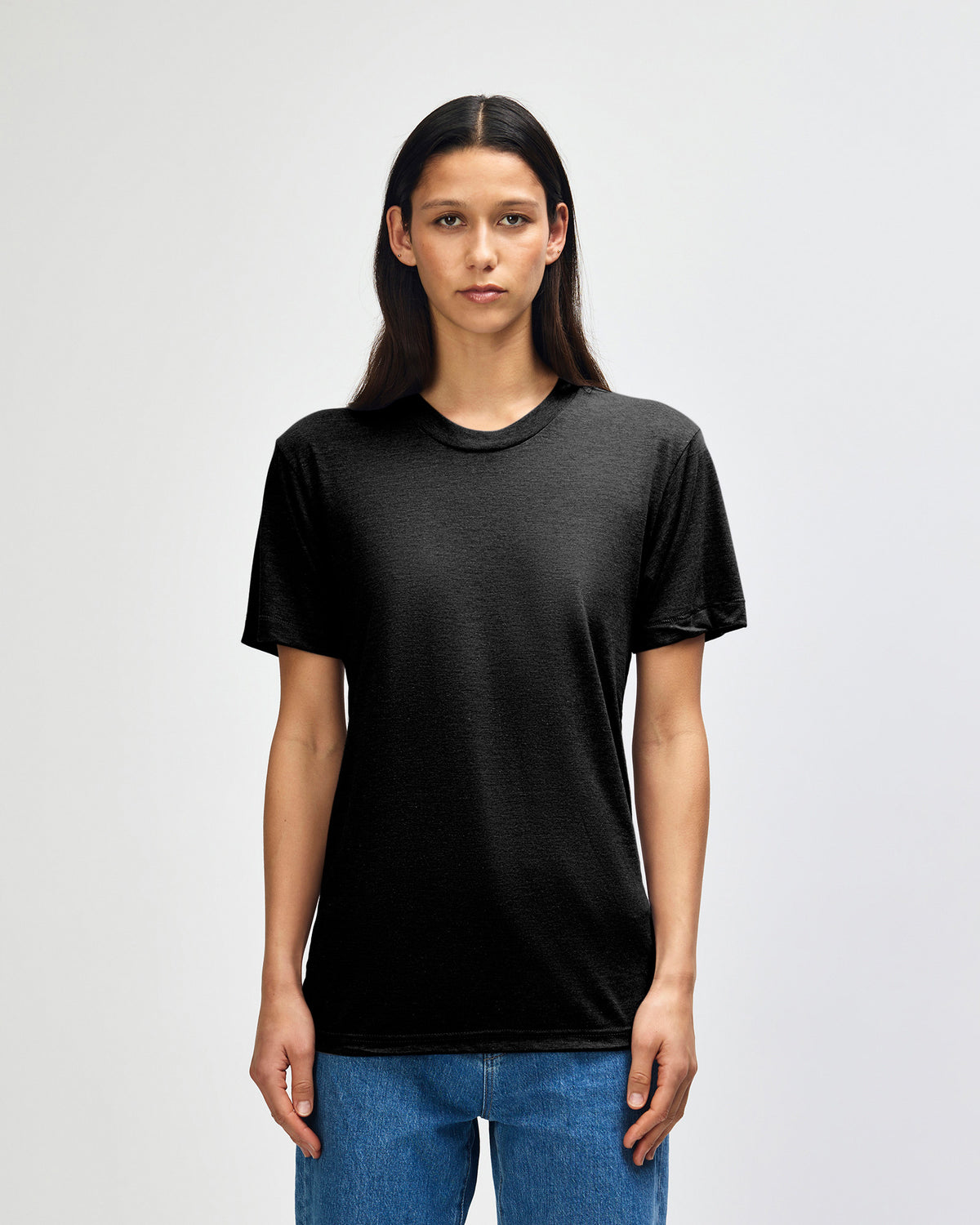 American Apparel Unisex Tri Blend T-Shirt - Tri-black