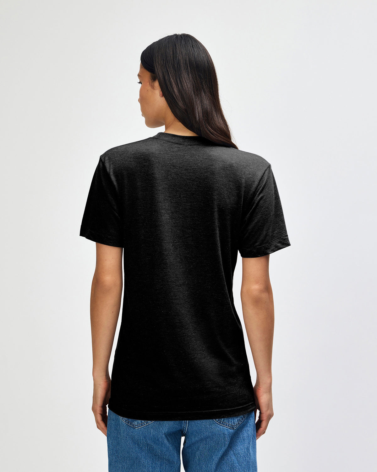 American Apparel Unisex Tri Blend T-Shirt - Tri-black