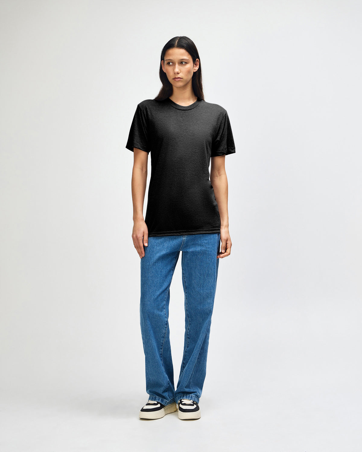 American Apparel Unisex Tri Blend T-Shirt - Tri-black