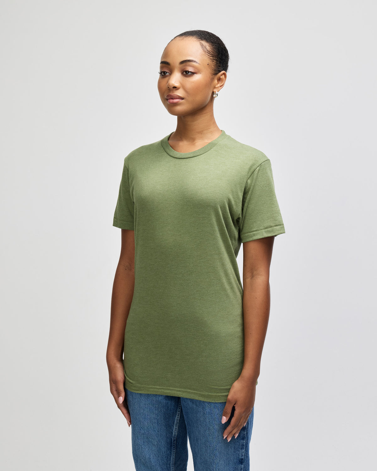 American Apparel Unisex Tri Blend T-Shirt - Tri-olive