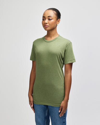 American Apparel Unisex Tri Blend T-Shirt - Tri-olive