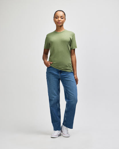 American Apparel Unisex Tri Blend T-Shirt - Tri-olive