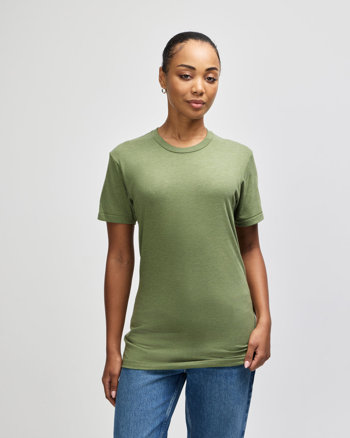 American Apparel Unisex Tri Blend T-Shirt - Tri-olive